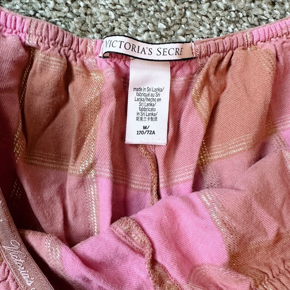 Victoria's Secret Pink and Orange Plaid Shorts - Picture 2 of 3